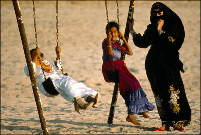 saudi women children