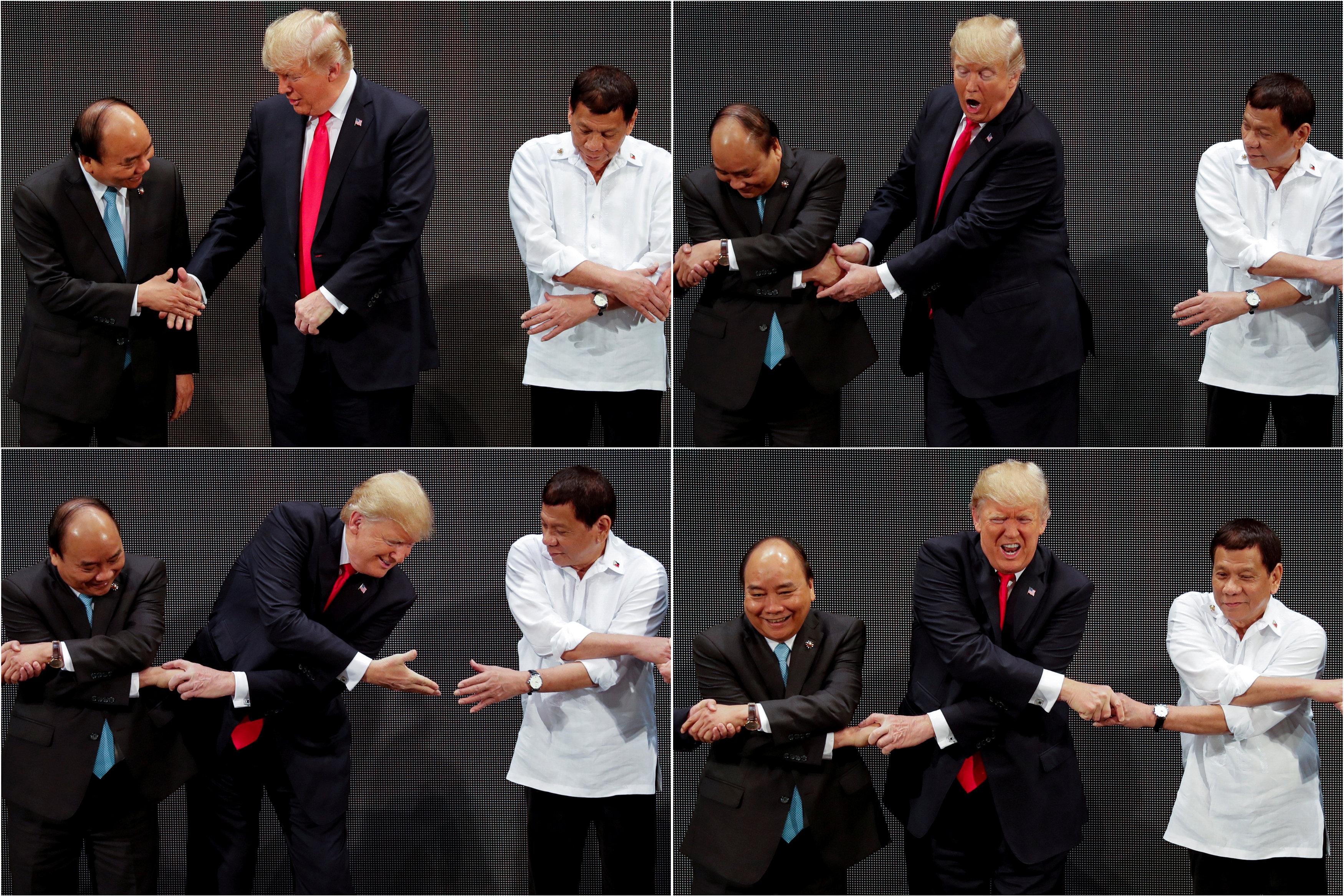 Trump handshake ASEAN