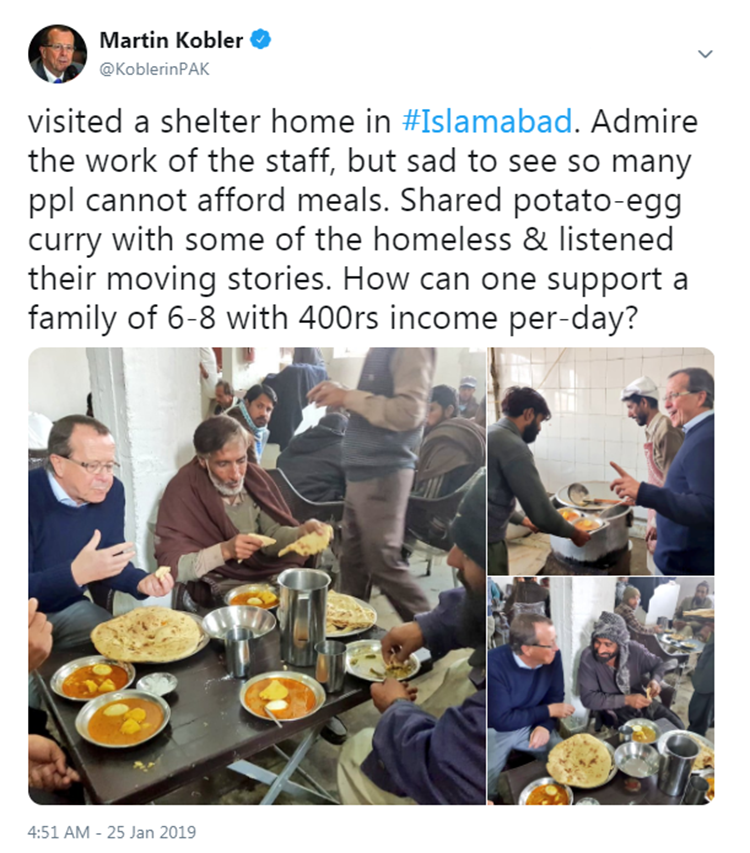 Martin Kobler, shelter, homeless, PTI,