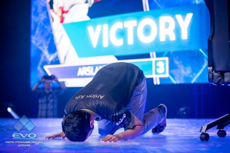 Arslan Siddique also known as Arslan Ash at EVO 2019. Photo Courtesy: EVO