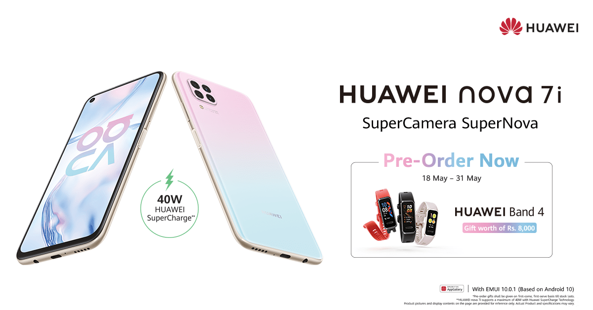 Huawei Nova 7i Pre Order