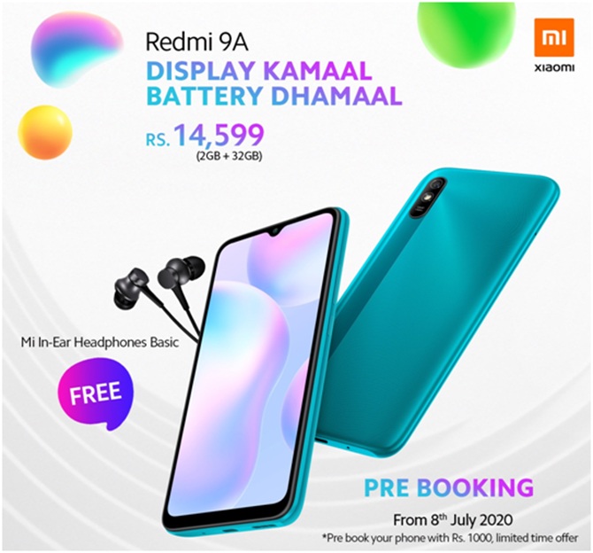 Xiaomi Redmi 9A release Pakistan