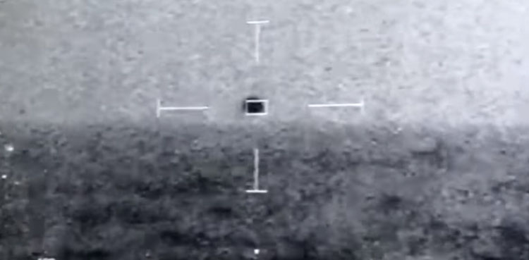 ufo flying us navy ship viral video disappearing into water