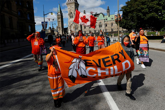 canada first national holiday indigenous children unmarked graves