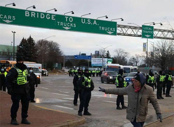 Freedom Convoy, Canada, protesters