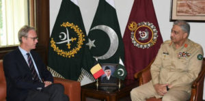 COAS Bajwa, UAE envoy, Belgian envoy, ISPR